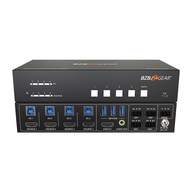 BG-UHD-KVM41 4-PORT HDMI USB3.0 KVM SWITCHER