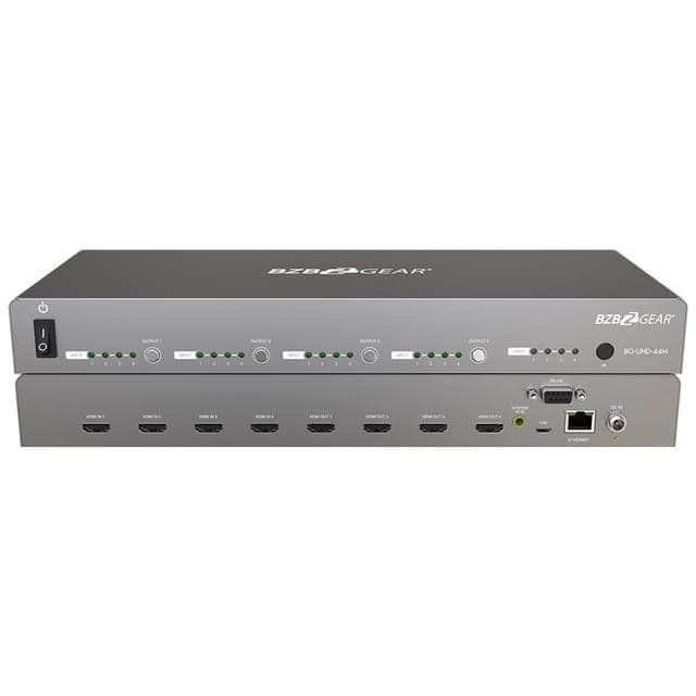 BG-UHD-44M 4X4 4K HDR HDMI MATRIX SWITCHER