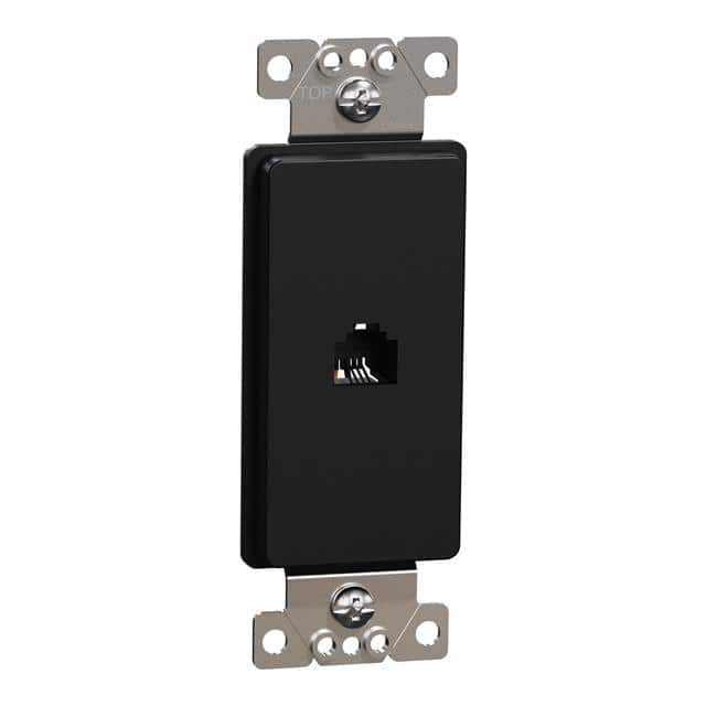 SQR87T01BK TEL RJ11 4P4C STRAP BK