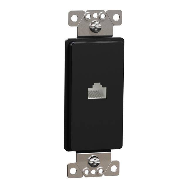 SQR87601BK DATA CAT 6 RJ45 STRAP BK