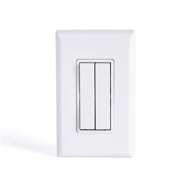 E9T-S2AWH WIRELESS LIGHT SWITCH DUAL WHT