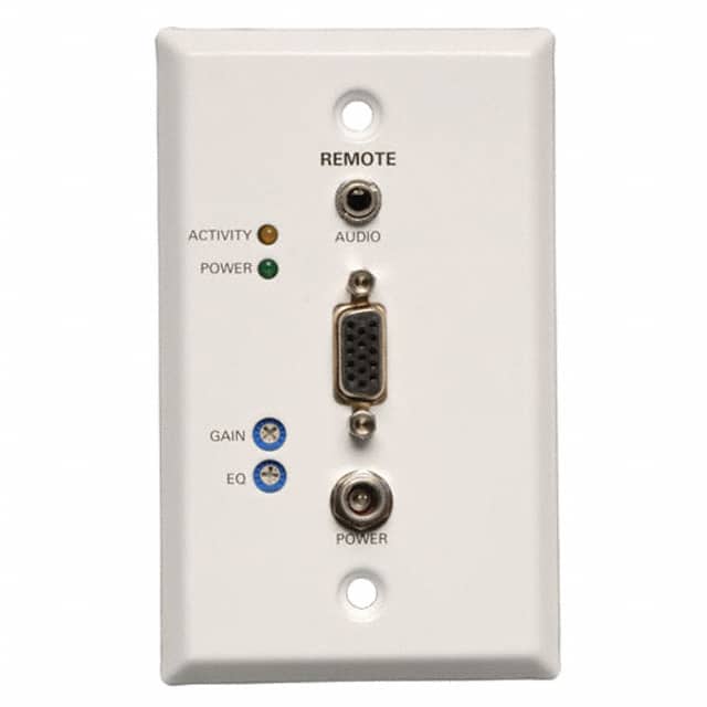 B132-100A-WP-1 VGA EXTNDR WALLPLATE W/AUD 1KFT