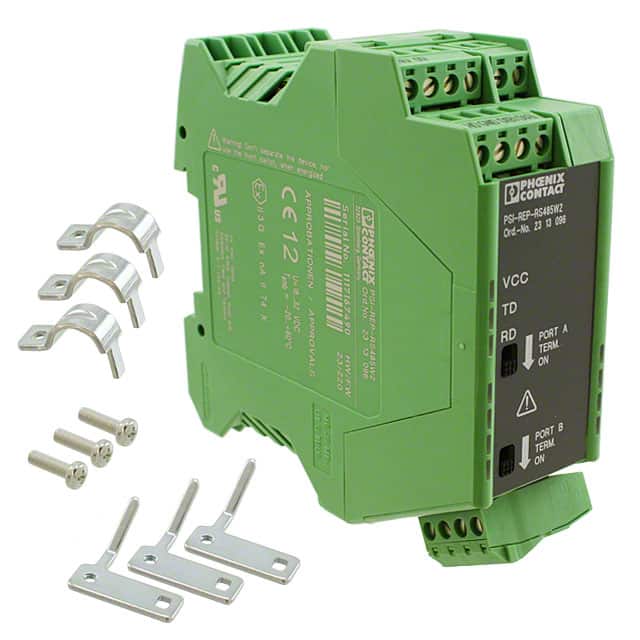 2313096 MOD REPEATER 4-WAY DIN RAIL
