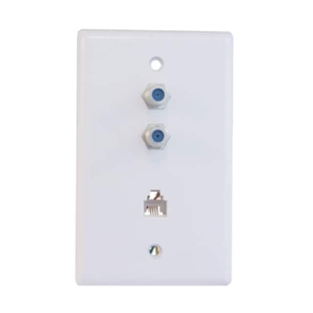 DGA6308 WALL PLATE 2xF81 Splice+RJ11