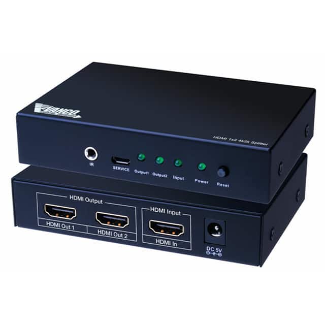 VAN 280702 SPLITTER HDMI 1X2 WITH IR