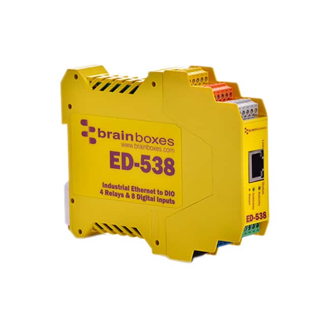 ED-538 ETHERNET TO 4 RELAYS AND 8 DIGIT