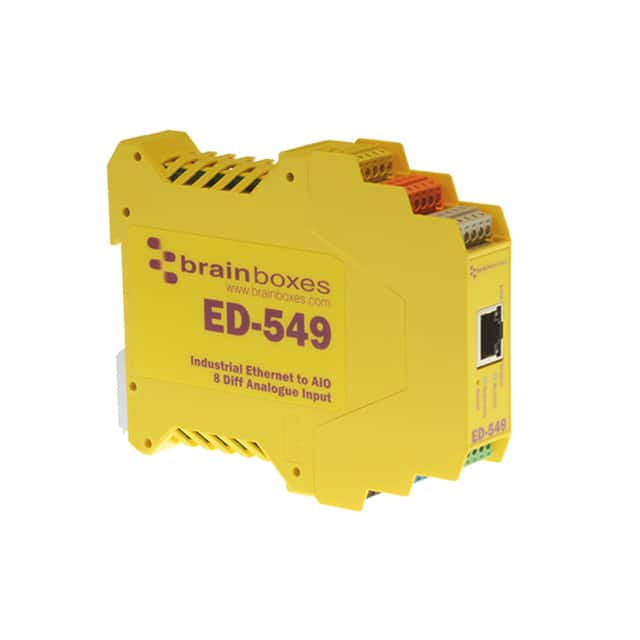 ED-549 ETHERNET TO 8 ANALOGUE INPUTS +