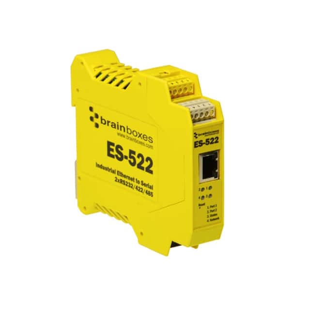 ES-522 INDUSTRIAL ETHERNET TO SERIAL 2X