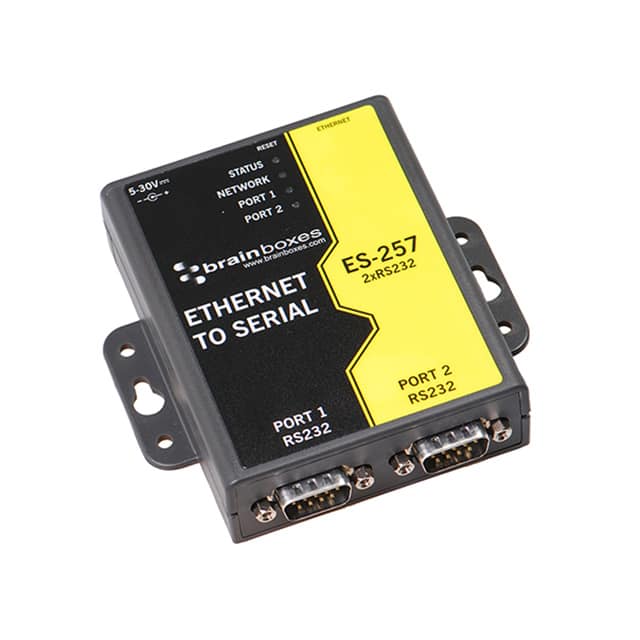 ES-257 2 PORT RS232 ETHERNET TO SERIAL