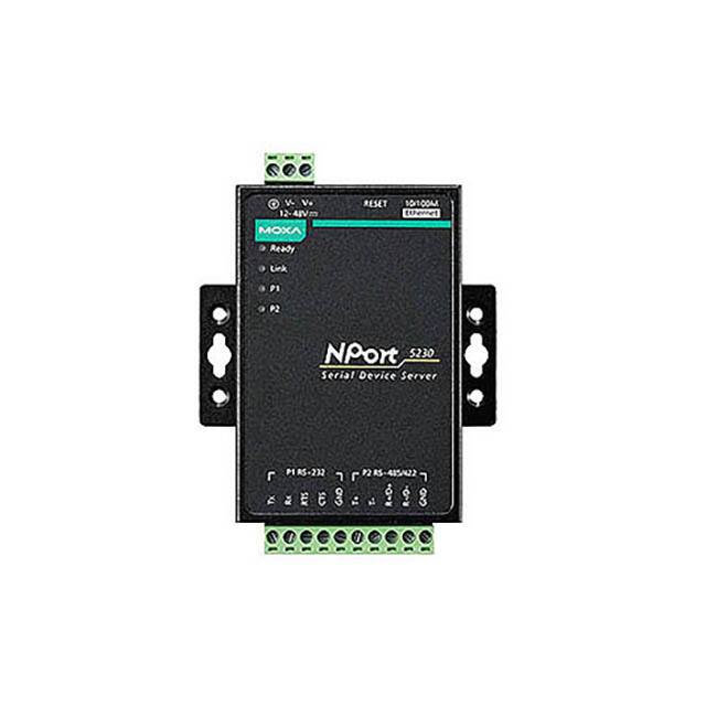 NPort 5230 w/ adapter 2 port serial device server