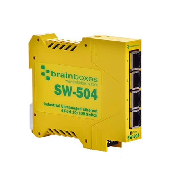 SW-504 INDUSTRIAL ETHERNET 4 PORT SWITC