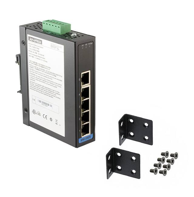 EKI-2525I-BE NETWORK SWITCH-UNMANAGED 5 PORT