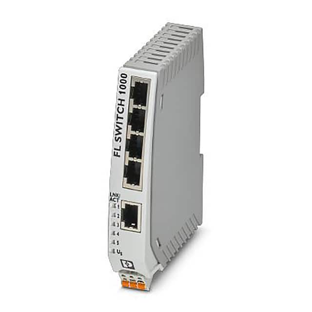 1085039 NARROW ETHERNET SWITCH, FIVE RJ4