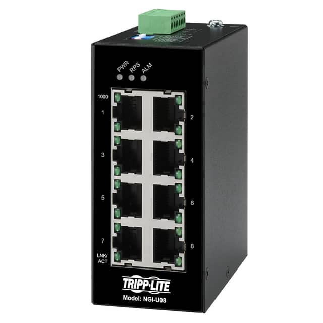 NGI-U08 8-PORT UNMANAGED INDUSTRIAL GIGA