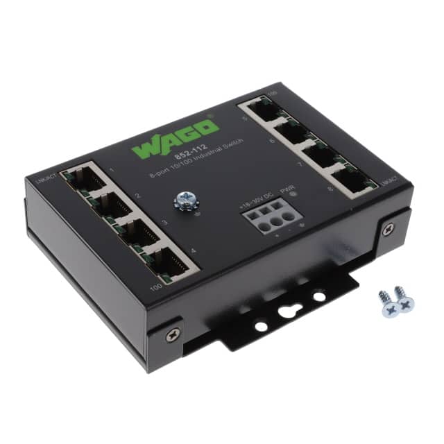 852-112 INDUSTRIAL-ECO-SWITCH; 8-PORT 10