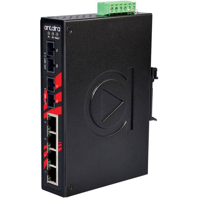 LNX-0602-M-T 6-PORT INDUSTRIAL UNMANAGED ETHE