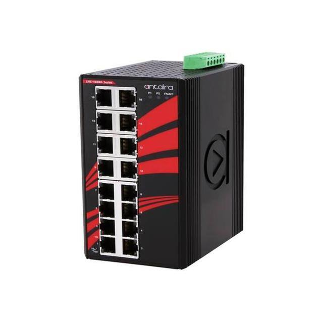 LNX-1600G-T 16-Port Industrial Gigabit Unman