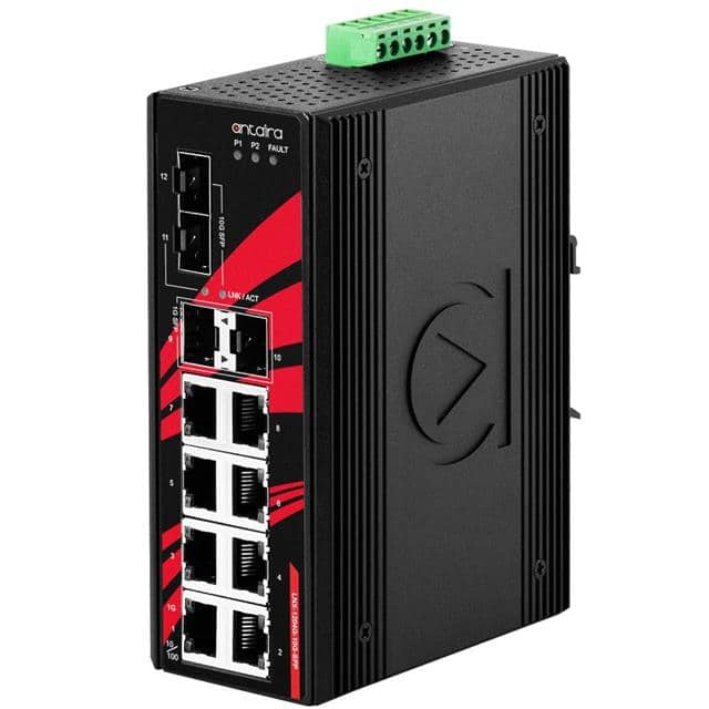 LNX-1204G-10G-SFP 12-PORT INDUSTRIAL GIGABIT UNMAN