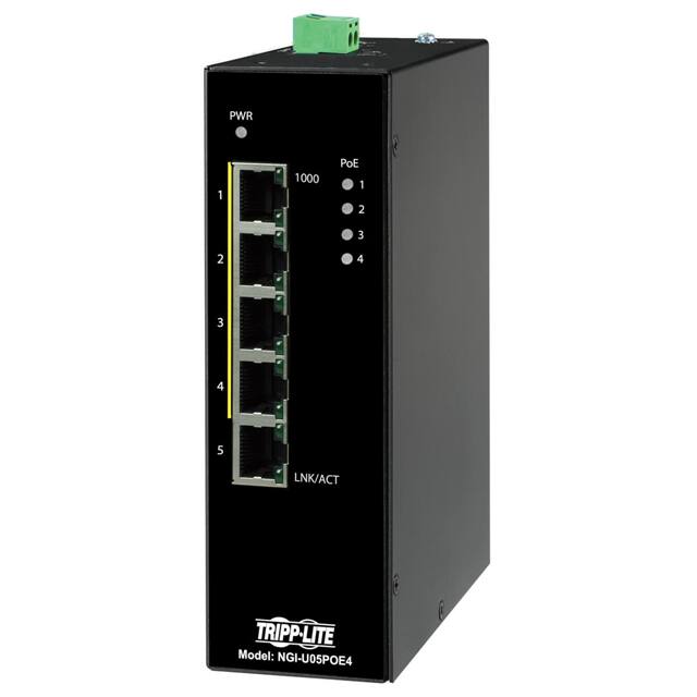 NGI-U05POE4 5-PORT UNMANAGED INDUSTRIAL GIGA