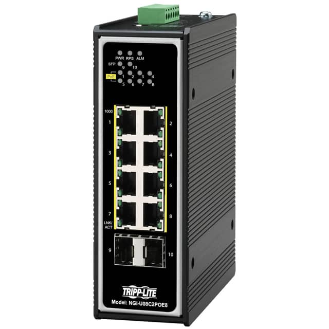 NGI-U08C2POE8 8-PORT UNMANAGED INDUSTRIAL GIGA