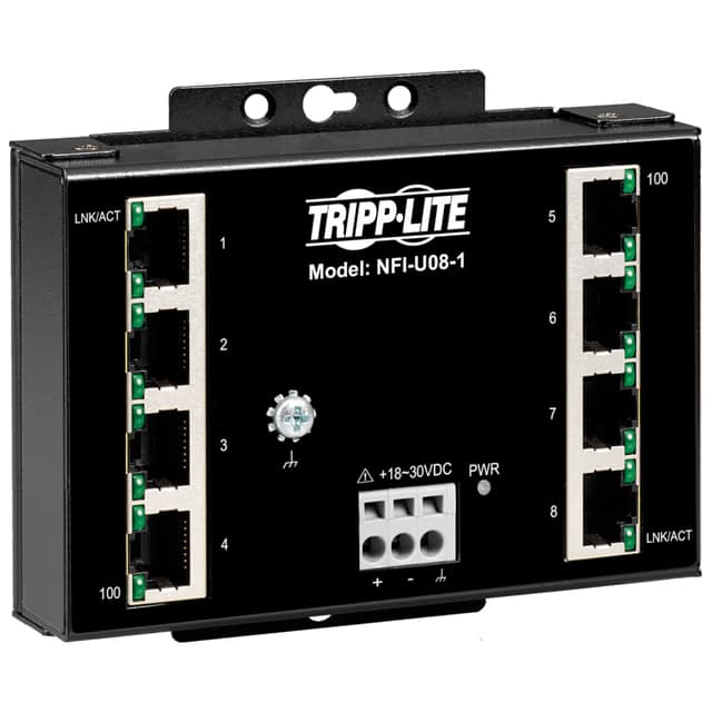 NFI-U08-1 8-PORT UNMANAGED INDUSTRIAL ETHE