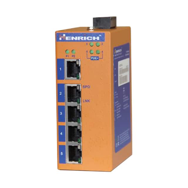 HES5A-4E-VLW NETWORK SWITCH-UNMANAGED 5 PORT