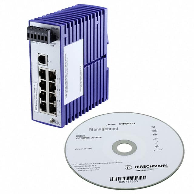RSB20-0800T1T1SAABHH NETWORK SWITCH-MANAGED 8 PORT