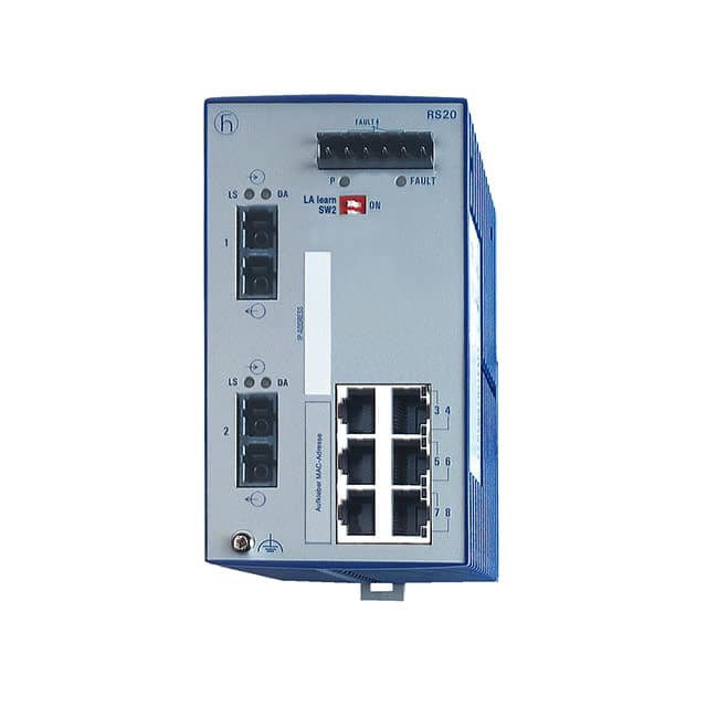RS20-0800M2M2SDAEHHXX.X. NETWORK SWITCH-MANAGED 8 PORT