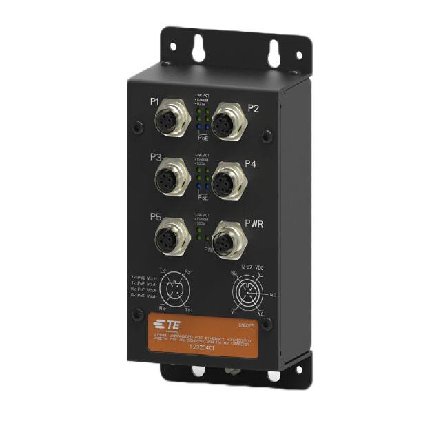1-2320401-3 5-PORT 500MBPS SWITCH, 4-PORT PO