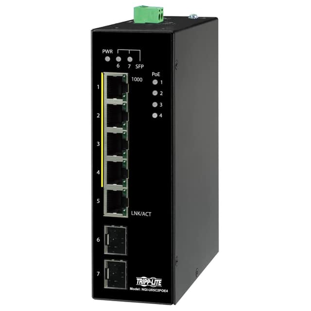 NGI-U05C2POE4 5-PORT UNMANAGED INDUSTRIAL GIGA