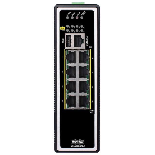 NGI-M08POE8-L2 8-PORT MANAGED INDUSTRIAL GIGABI