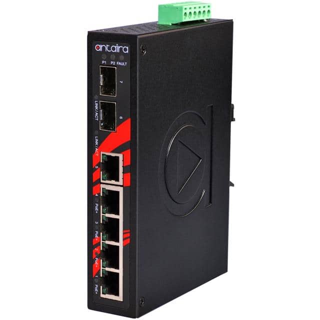 LNP-0702C-SFP 7-PORT INDUSTRIAL POE+ UNMANAGED