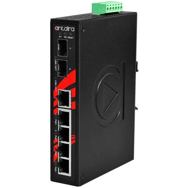 LNP-0702G-SFP-T 7-PORT INDUSTRIAL GIGABIT POE+ U