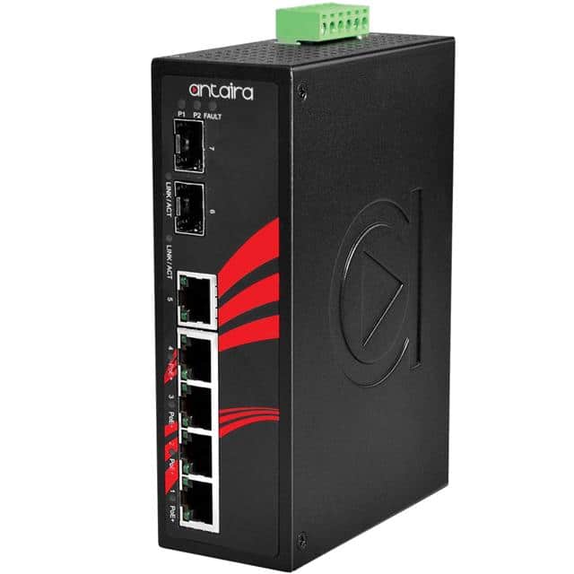 LNP-0702G-SFP-24-T 7-PORT INDUSTRIAL GIGABIT POE+ U