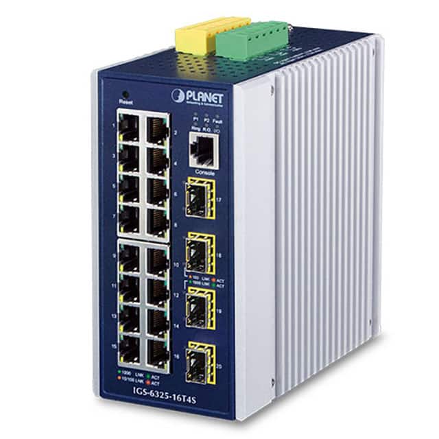 IGS-6325-16T4S IP30 Industrial 20-Port Gigabit