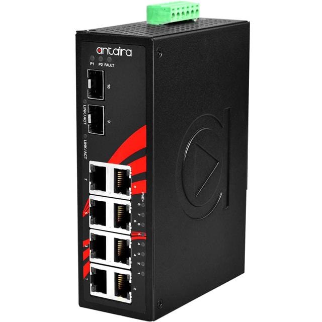 LNP-1002G-SFP-24-T 10-PORT INDUSTRIAL POE+ UNMANAGE