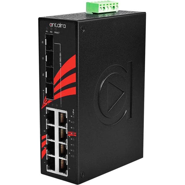 LNP-1204G-SFP-T 12-PORT INDUSTRIAL POE+ GIGABIT
