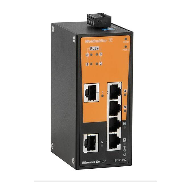 1241380000 NETWORK SWITCH-UNMANAGED 6 PORT