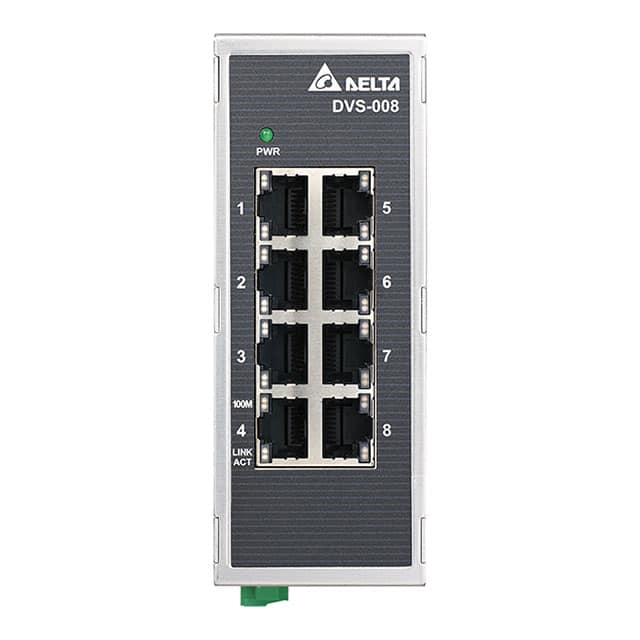 DVS-008I00 INDUSTRIAL TEMP UNMANAGED ETHERN