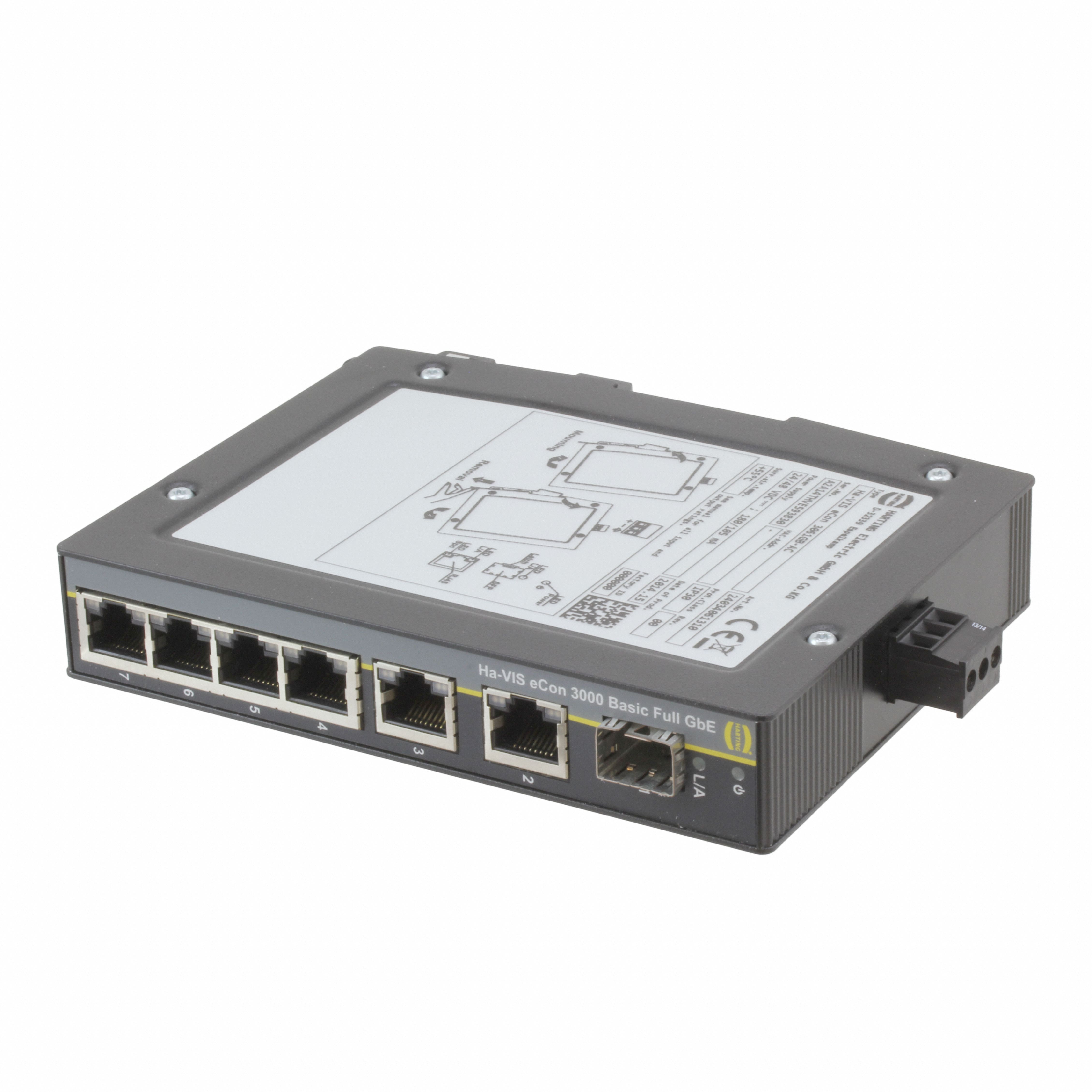 24034061310 NETWORK SWITCH-UNMANAGED 7 PORT