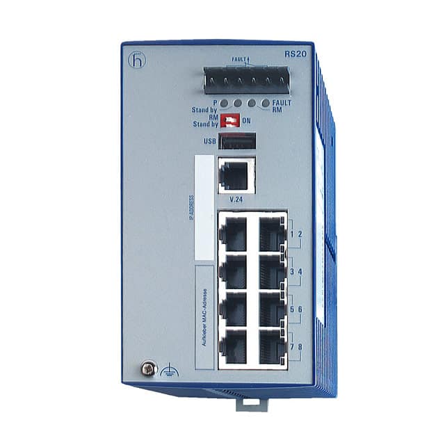 RS20-0800T1T1SDAEHHXX.X.XX NETWORK SWITCH-MANAGED 8 PORT