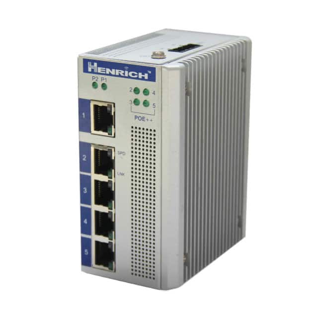 HES5A-4E60-VL DIN-RAIL UNMANAGED INDUSTRIAL ET