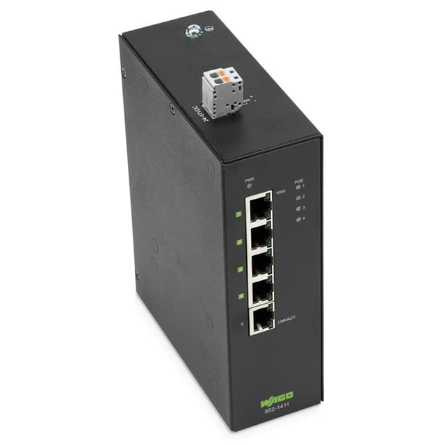 852-1411 INDUSTRIAL-ECO-SWITCH; 5-PORT 10