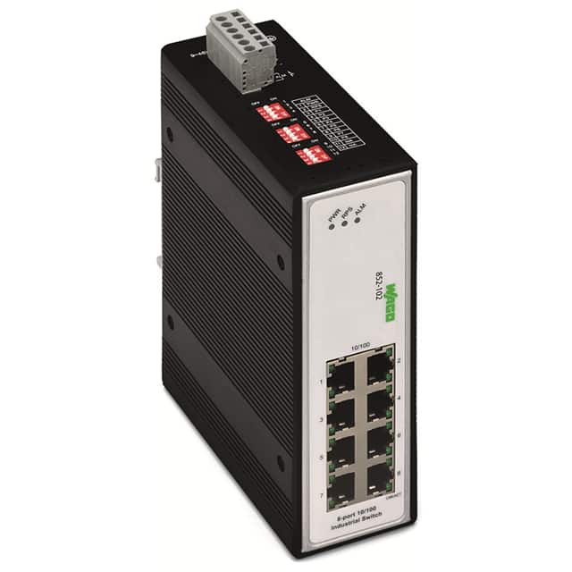 852-102 INDUSTRIAL-SWITCH; 8-PORT 100BAS