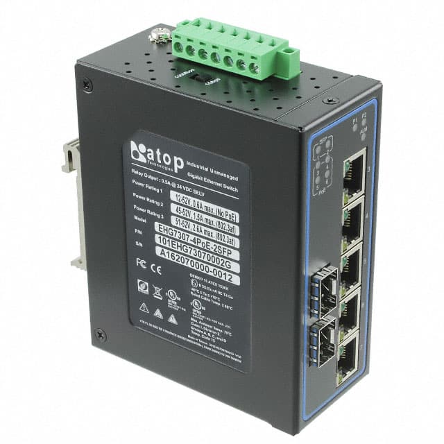 EHG7307-4POE-2SFP NETWORK SWITCH-UNMANAGED 7 PORT