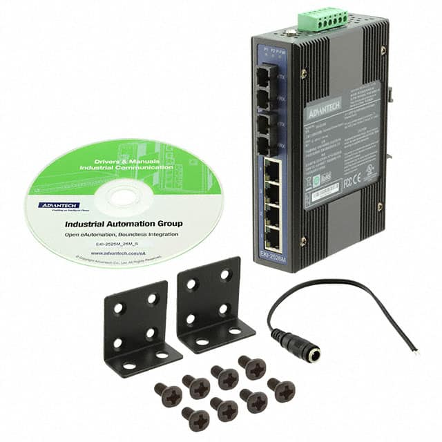 EKI-2526M-AE NETWORK SWITCH-UNMANAGED 6 PORT