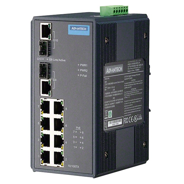 EKI-7629CP-AE NETWORK SWITCH-UNMANAGED 10 PORT