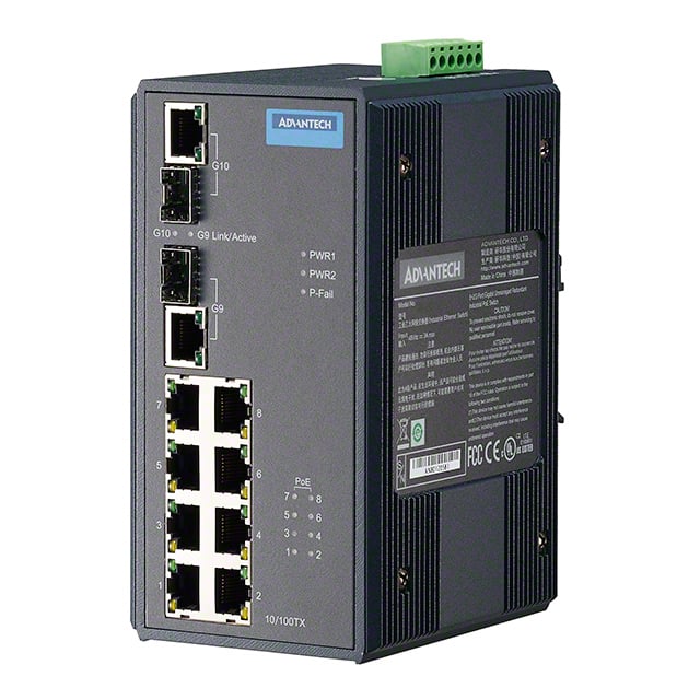 EKI-7629CPI-AE NETWORK SWITCH-UNMANAGED 10 PORT