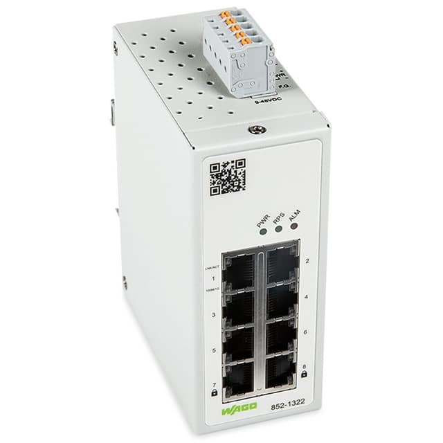 852-1322 INDUSTRIAL-MANAGED-SWITCH; 8-POR