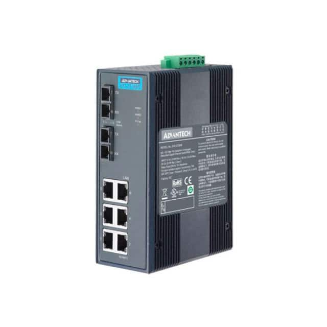 EKI-2728M-BE UNMANAGED ETH SWITCH 6G+2G MM